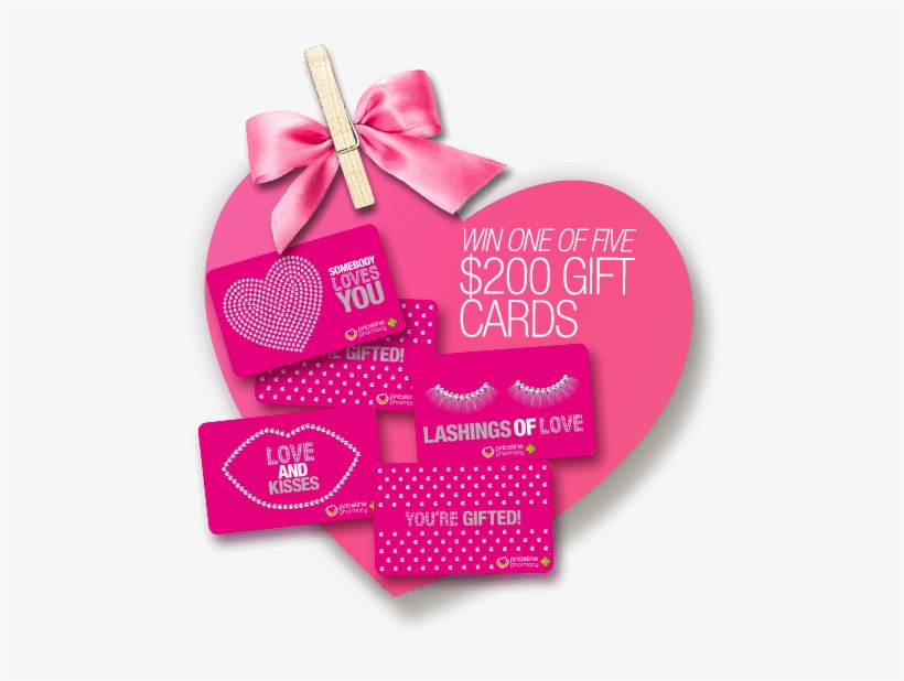 Win 1 Of 5 $200 Priceline Vouchers - Heart, transparent png download