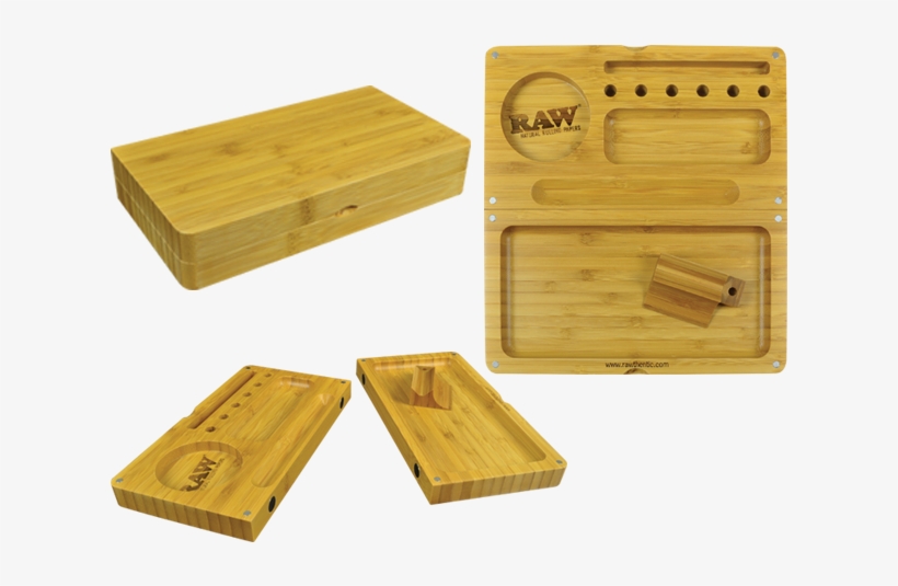 Raw Backflip Tray - Box Wood Rolling Tray, transparent png download