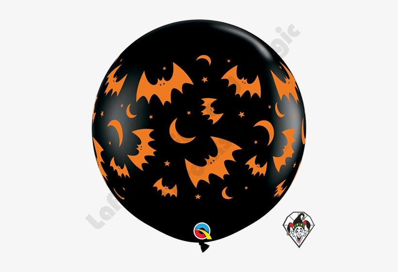 36" Flying Bats And Moons Balloons (2 Ct) - Mylar Balloons, transparent png download
