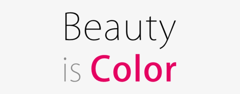 Beauty Is Color On Twitter - Beauty Cosmetics Logo, transparent png download