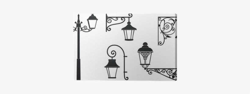 Iron Wrought Lanterns With Decorative Ornaments - Wrought Iron, transparent png download
