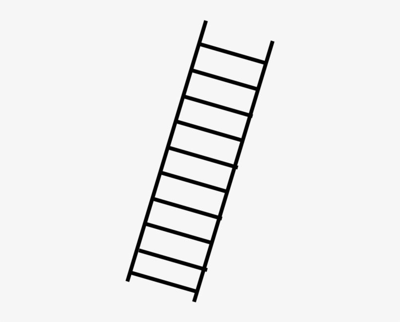 Ladder Staircases Keukentrap Drawing Wood - Monkey Bar Rungs Uk, transparent png download