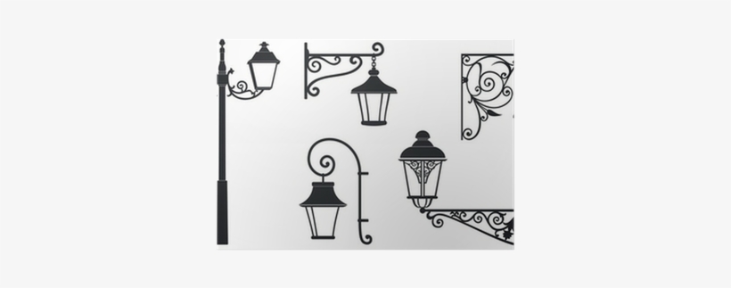 Iron Wrought Lanterns With Decorative Ornaments - Ornament, transparent png download