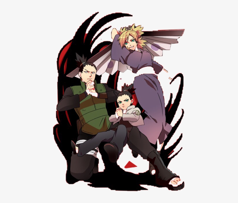 Report Abuse - Shikamaru And Temari And Shikadai, transparent png download