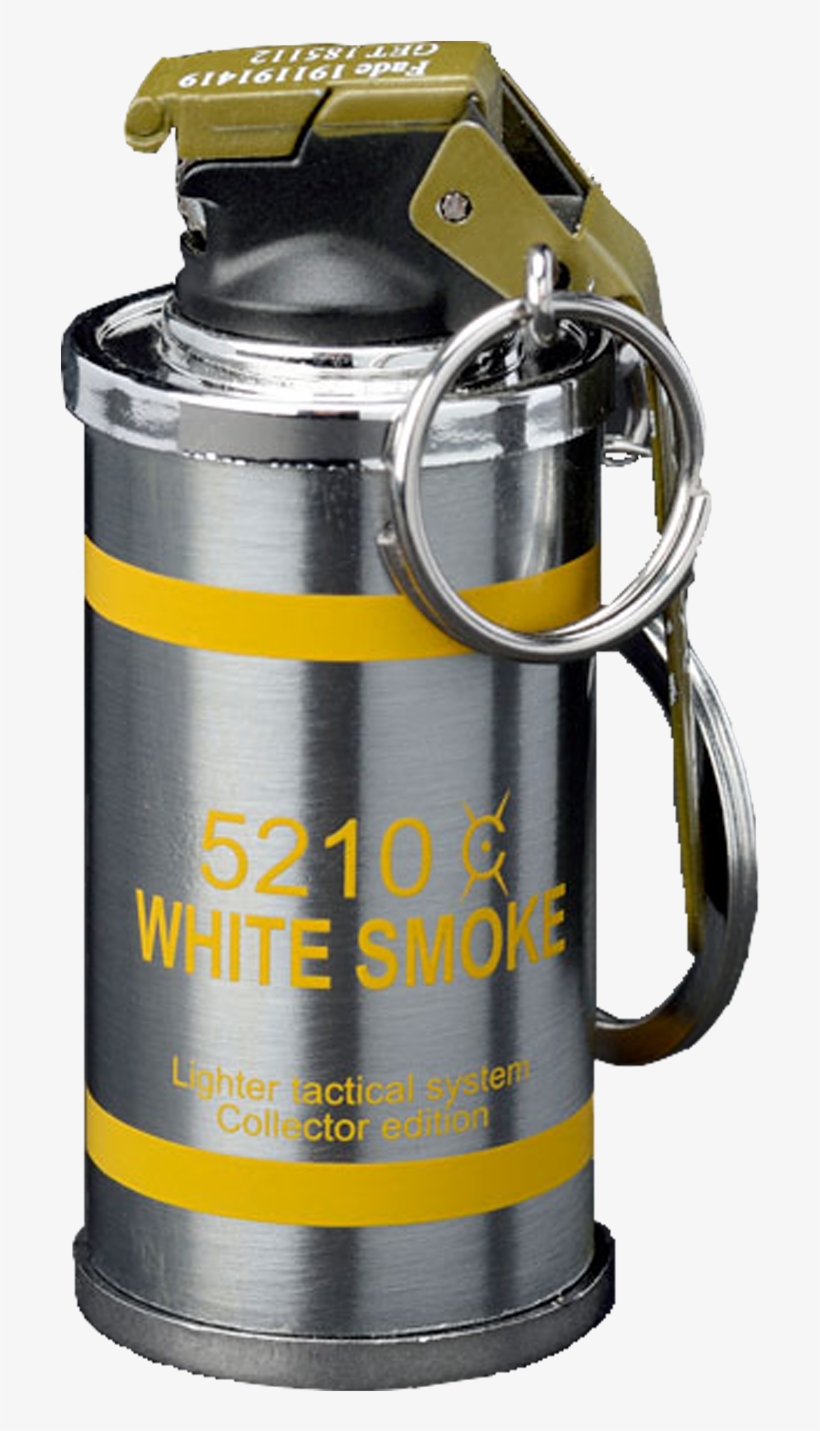 Keychain Smoke Grenade Lighter - Lighter, transparent png download