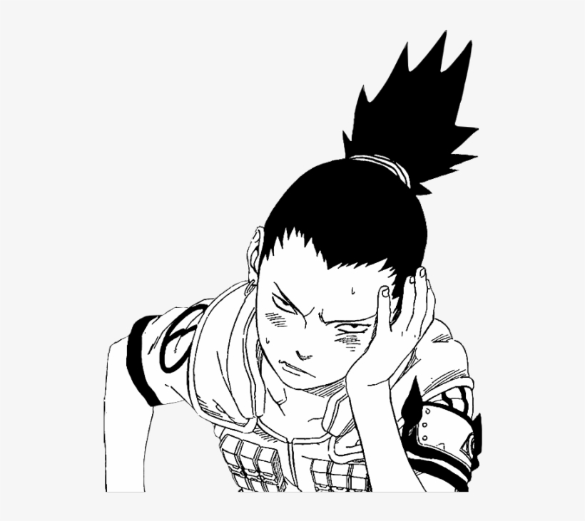 Shadow-style Posted This - Shikamaru Shippuden, transparent png download