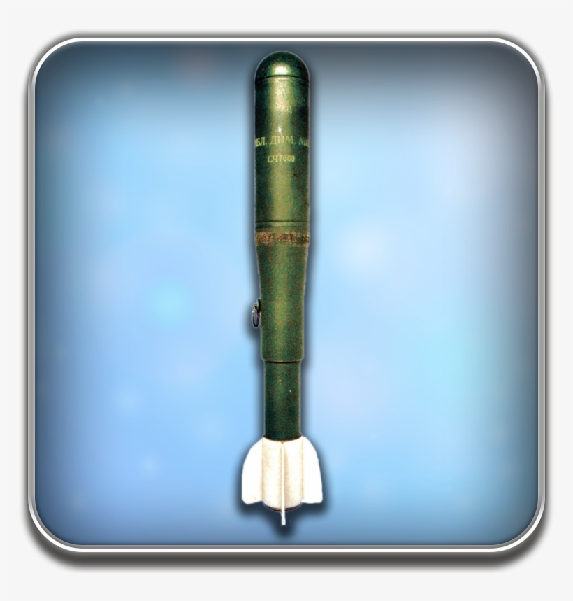 Rifle Grenade 40mm Smoke M62 - Guided Rifle Grenade, transparent png download