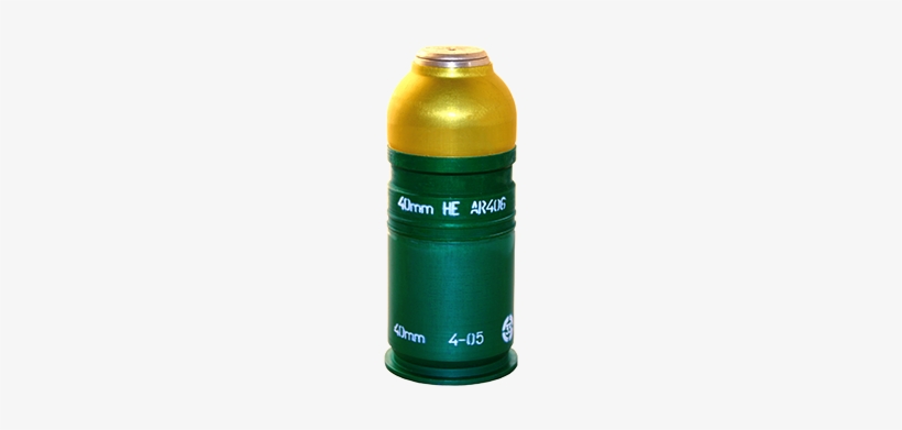 40x46mm Round Ar408 - High Explosive 40 Mm Grenade, transparent png download