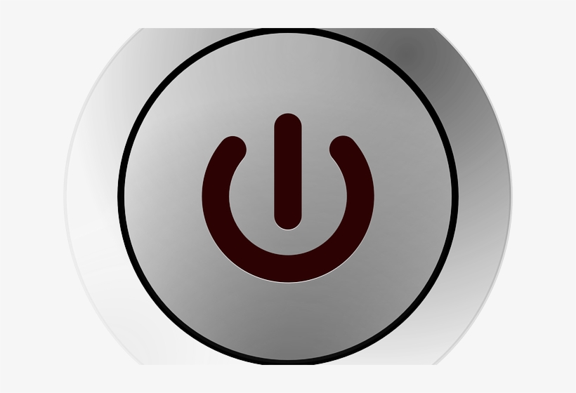 Shutdown Button Clipart Glass - Mil Dot Reticle, transparent png download