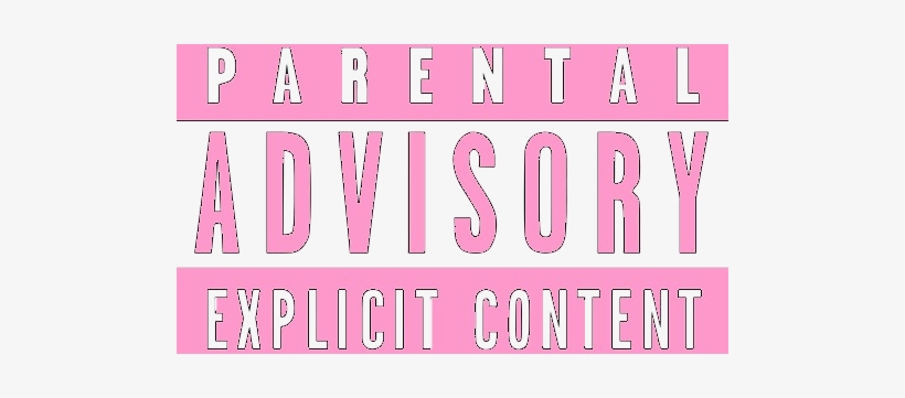 Party Tattoo'd - Parental Advisory Red Png, transparent png download