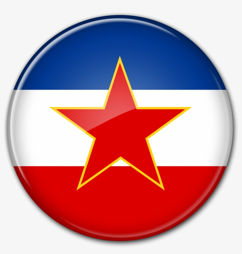 Download Round Flag Yugoslavia In Png Format With Transparent - Yugoslavia Flag, transparent png download