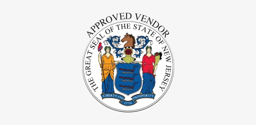 Seal Of New Jersey-300x300 - New Jersey State Flag, transparent png download