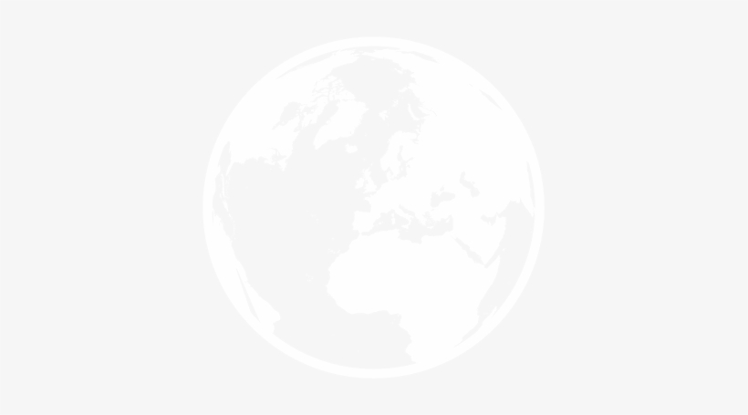 Earth-globe White - Map, transparent png download