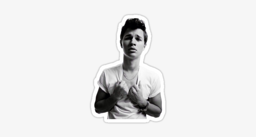 Ansel Elgort Black And White For Kids - Ansel Elgort, transparent png download