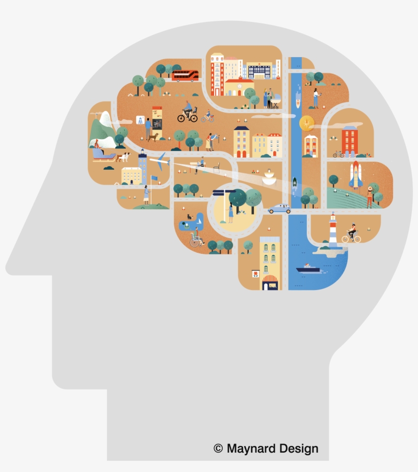 Spatial Cognition - Illustration, transparent png download