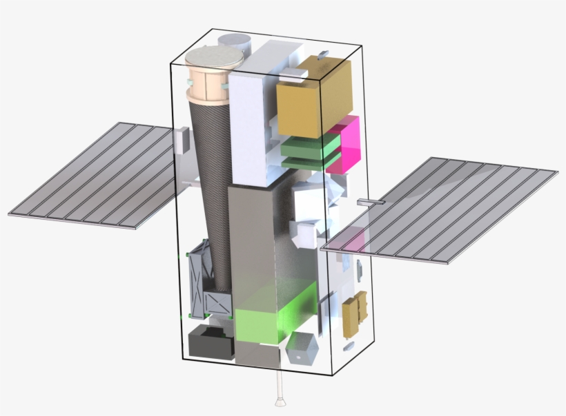 This Rendering Shows The Conceptual Cubex Spacecraft, - Cube Sat, transparent png download