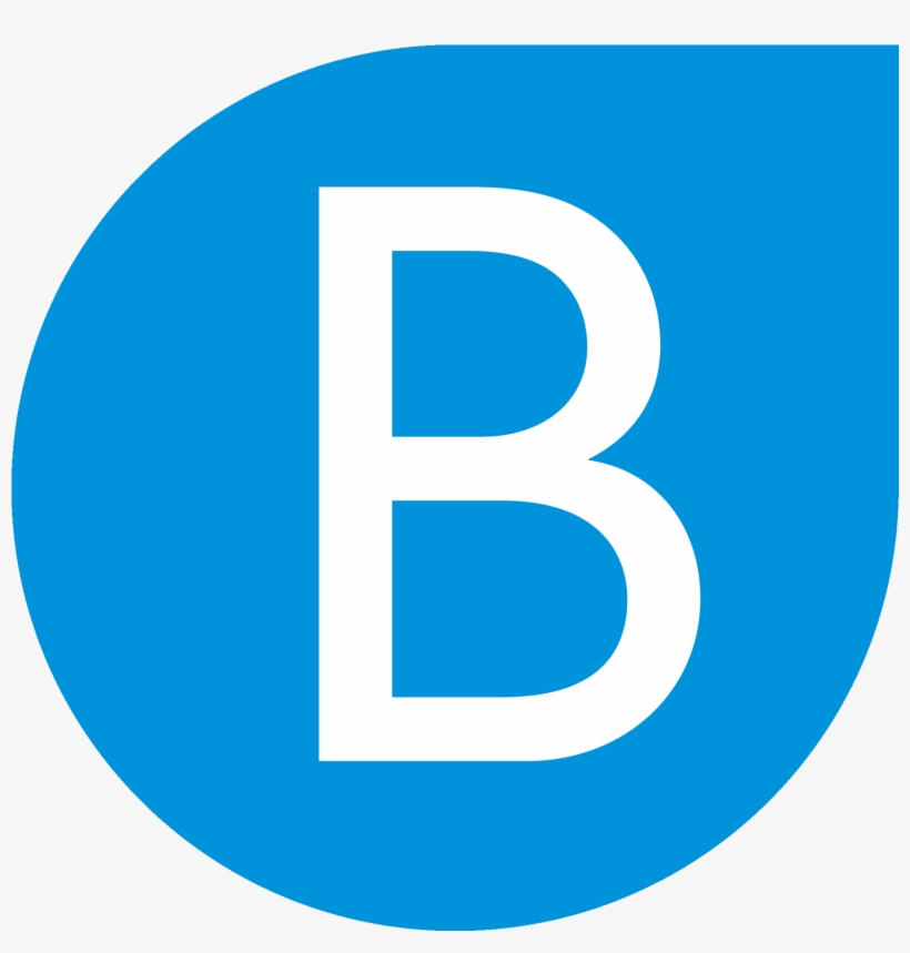 B In Logo Shape - Logo Shape Png, transparent png download