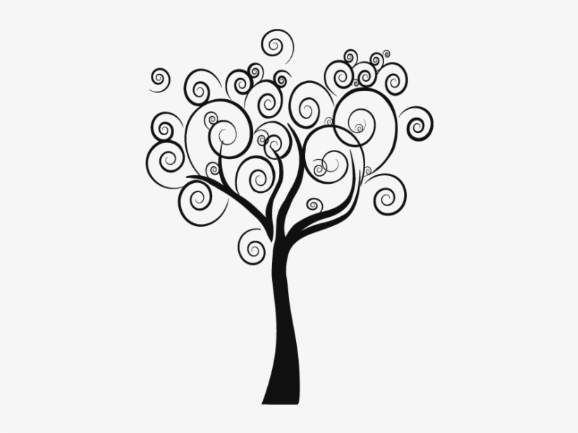 Vinilo Pared Arbol Espiral - 2018 Planner: Daily, Weekly, Monthly 2018 Planner, transparent png download