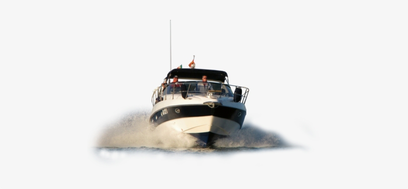 Speedboatfrontwater - Boat On Water Png, transparent png download