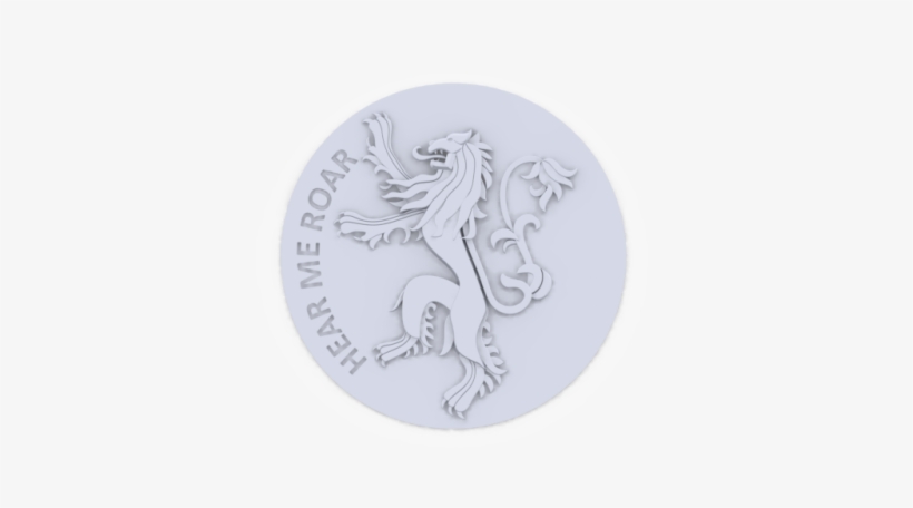 House Lannister Sigil Free 3d Model - House Lannister, transparent png download