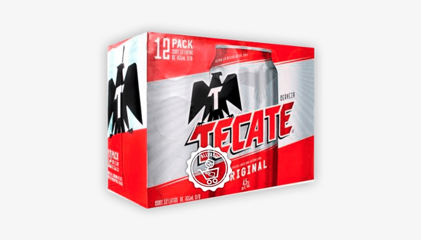 822db984de83ff9a6582 - - Tecate Beer, Light, 24 Pack - 24 Pack, 12 Fl Oz Cans, transparent png download
