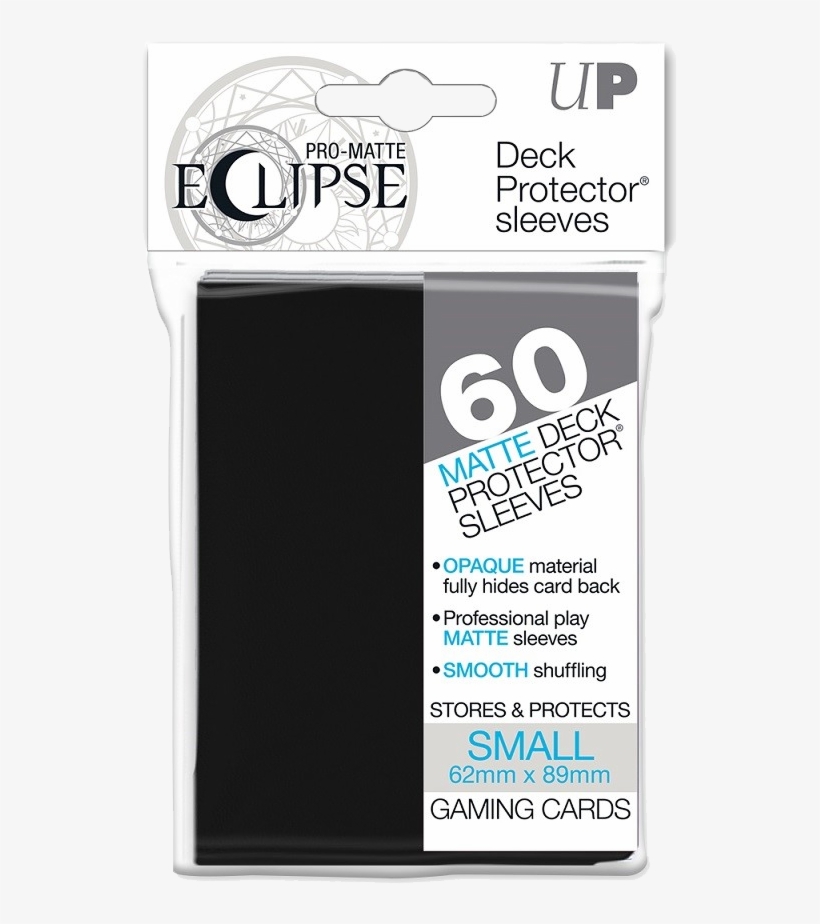 Ultra Pro Yu Gi Oh Sleeves Pro Matte Eclipse Black - Ultra Pro Eclipse Mini, transparent png download