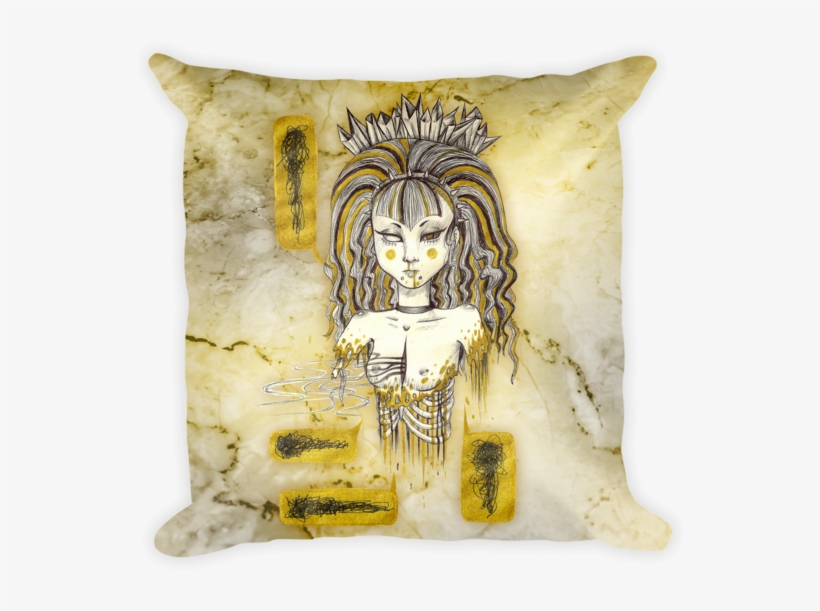 Goth Rot Throw Pillow - Cushion, transparent png download