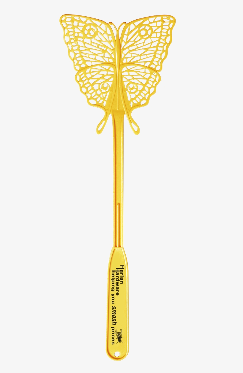 Butterfly Shaped Flyswatter - Paint Brush, transparent png download
