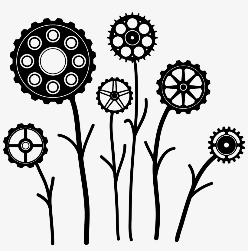 Flower Patch Of Gears - Flower Patch, transparent png download