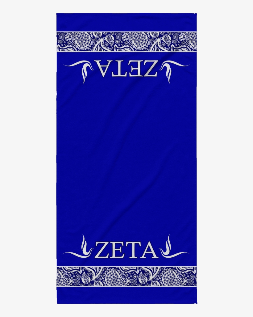 Zeta Phi Beta Polycotton Towel - Funny, transparent png download