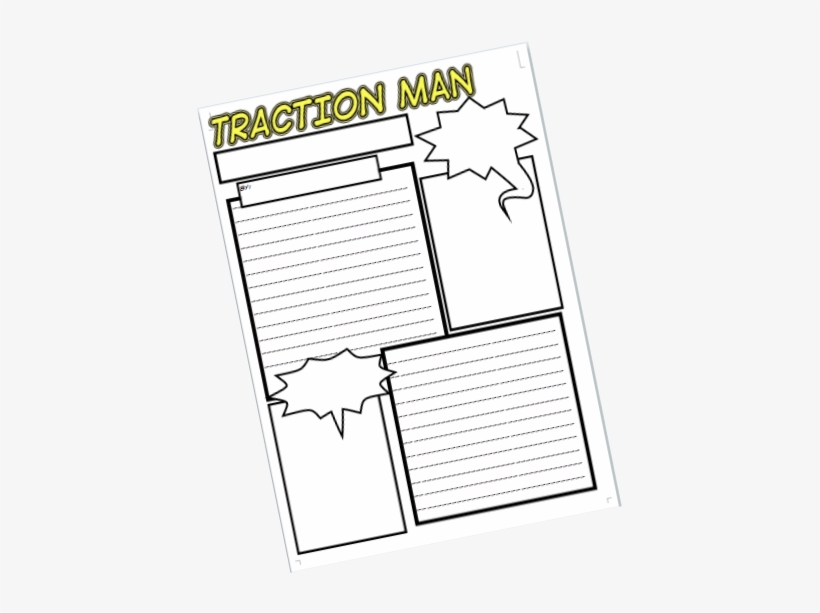 Traction Man Worksheets Transparent PNG - 427x533 - Free Download on