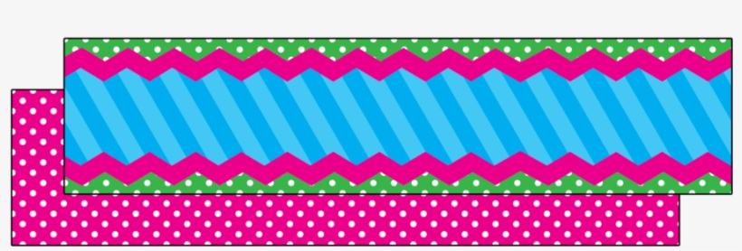 Tcr73250 Pink Blue Stripe Ribbon Runner Image - Teacher Created Resources Pink Blue Stripe Ribbon Runner, transparent png download