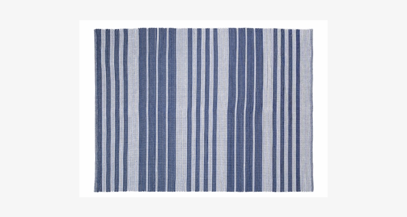 Reversible Rug, Blue Striped - Placemat, transparent png download