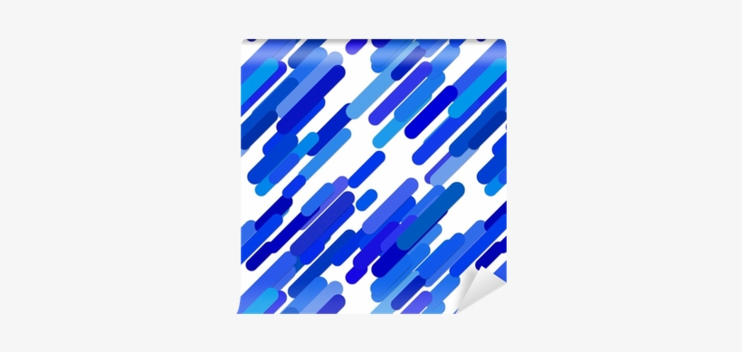 Seamless Chaotic Rounded Diagonal Stripe Background - Clip Art, transparent png download