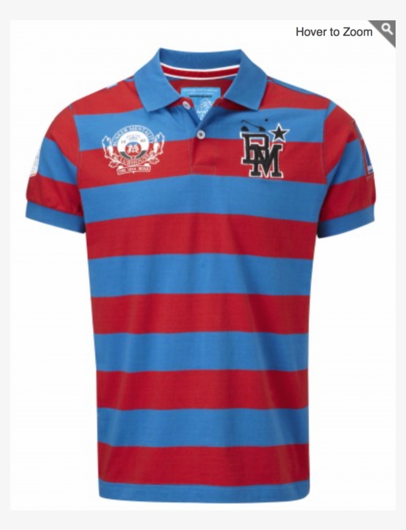 Bunker-mentality R&b Red & Blue Stripe - Polo Shirt, transparent png download