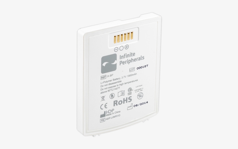 Infinea X Barcode Scanner White Standard Battery Pack - Barcode Reader, transparent png download