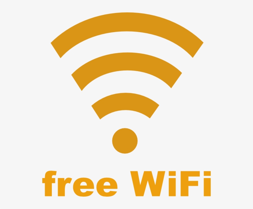 How To Set Use Free Wifi Logo Svg Vector - Free Wifi Sign, transparent png download