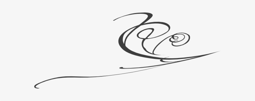 Decorative Swirl Clip Art At Clker - Line Art, transparent png download