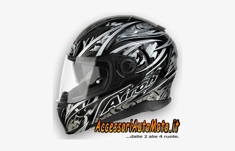 Airoh Movement - Airoh Movement Flowers Motorhelm Zwart/grijs Xl (61/62), transparent png download