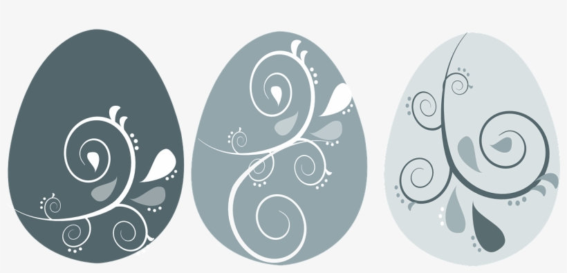Vector Graphics, - Grey Easter Egg Png, transparent png download