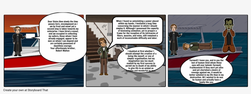 Frankenstein - Storyboard, transparent png download