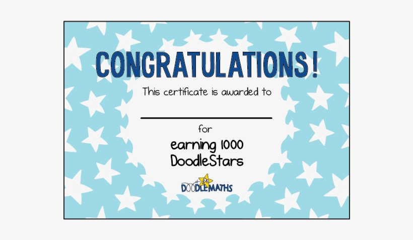 1000 Doodlestars - Graphic Design, transparent png download