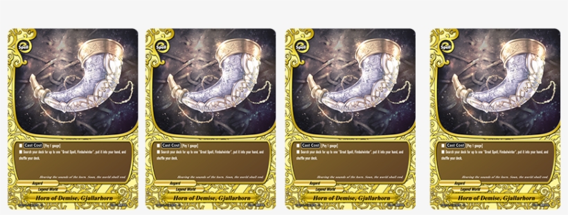 Horn Of Demise, Gjallarhorn Expansion：hundred Booster - 【中古即納】[tcg]バディファイト H-bt02/0067上 幻想の書 マビノギオン(20150710), transparent png download