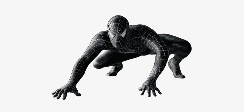 Peter Parker And Venom (symbiote) From Spider Man 3 - Black Spider Man Png, transparent png download