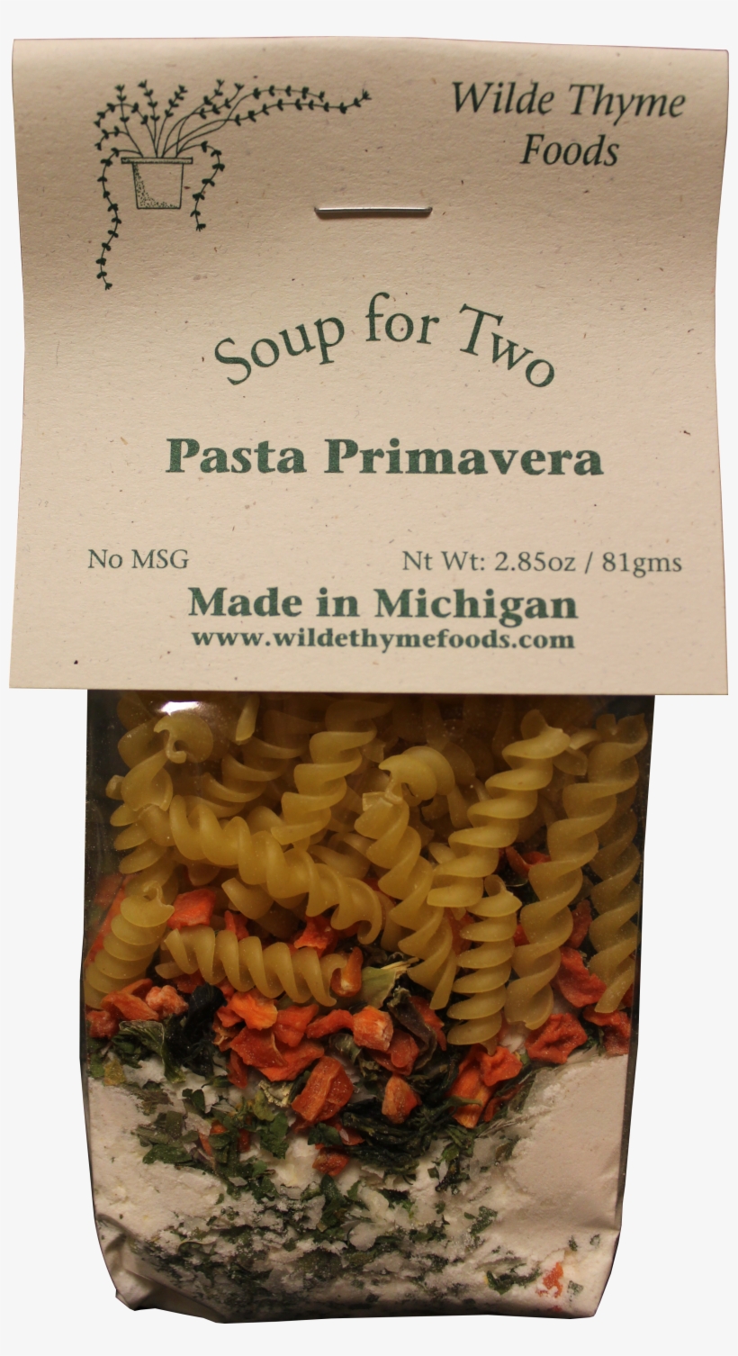 Pasta Primavera For Two - Fusilli, transparent png download
