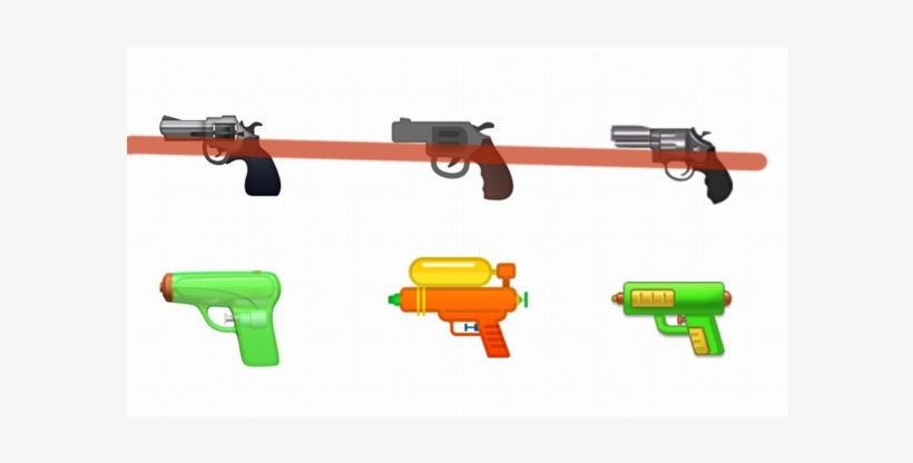 Facebook È L'ultima - Android Water Gun Emoji, transparent png download