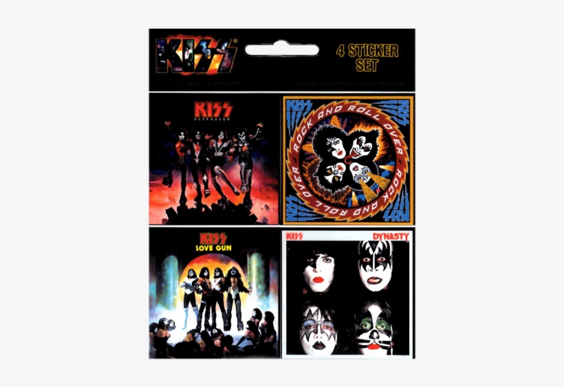Album Sticker Set - Kiss Sticker Set, transparent png download