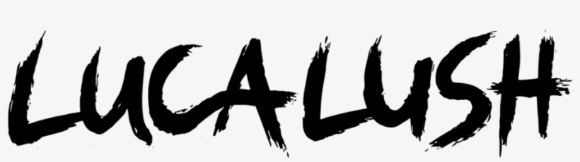 Lucalush-horizontal - Luca Lush, transparent png download