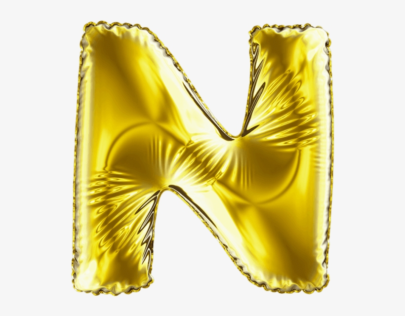 Golden Party Font - Balloon, transparent png download