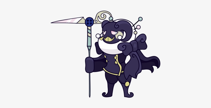 For Banette, I Tried To Do Both A Reaper Thing And - Cartoon, transparent png download